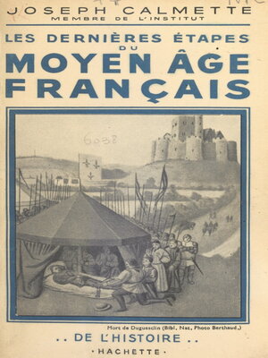 cover image of Les dernières étapes du Moyen Âge français